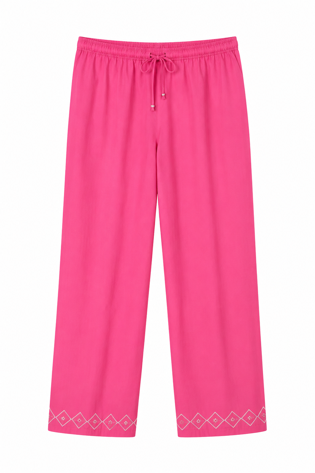 Fuchsia Bloom Printed Long Shirt 3 pieces