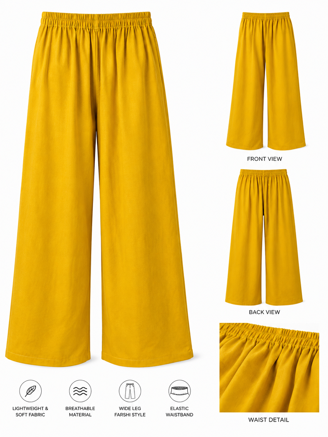 Sunshine Yellow Embroidered Co-Ord Set – Elegant 2 Piece Pret Wear