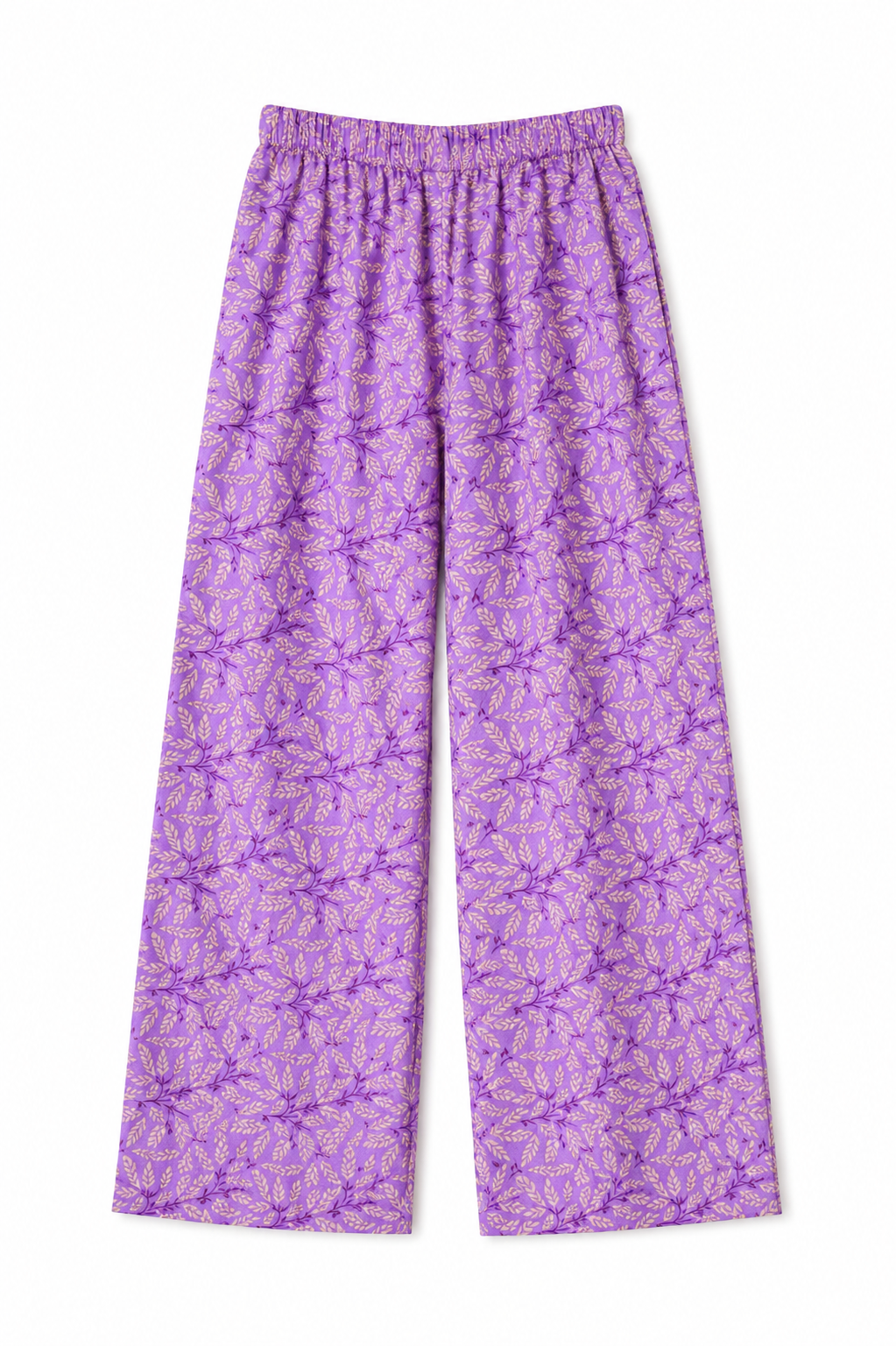 Lavender Bloom Floral Co-Ord Set – 2 Piece Premium Casual Wear