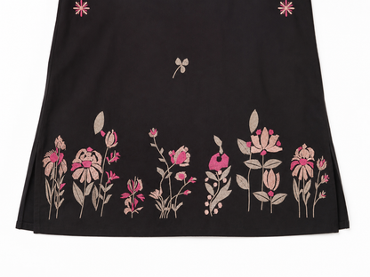 Midnight Plum Embroidered Co-Ord Set – Premium Pret Wear