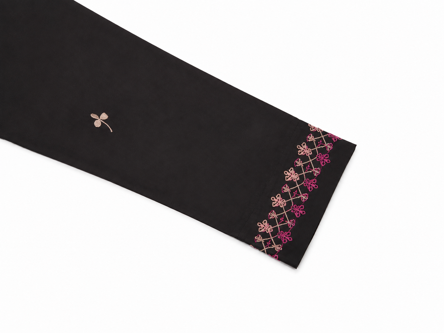Midnight Plum Embroidered Co-Ord Set – Premium Pret Wear